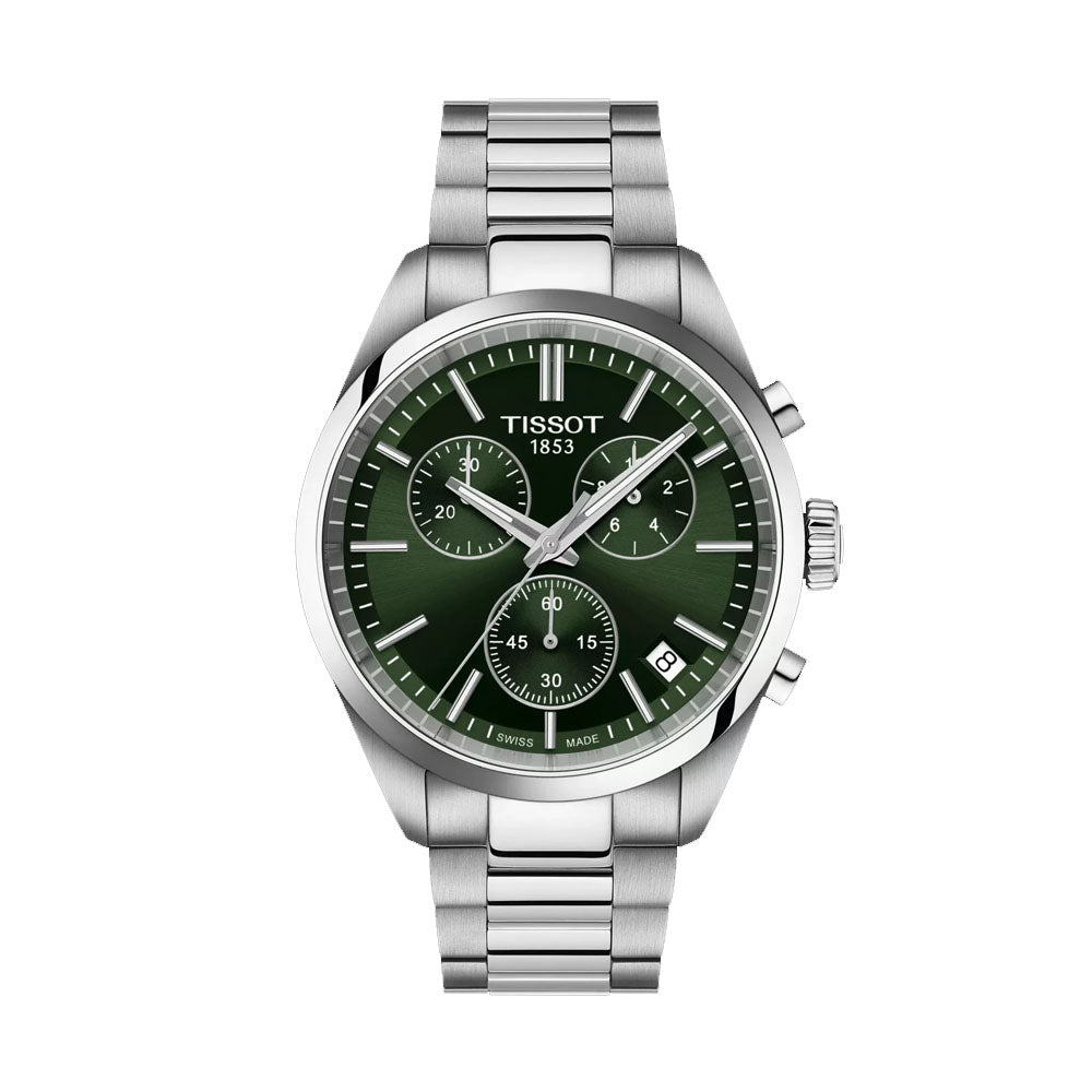 TISSOT Men's PR 100 Green Dial Watch | T150.417.11.091