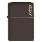 Classic Brown Zippo Logo - 49180ZL