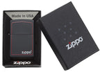 Classic Black and Red Zippo - 218ZB