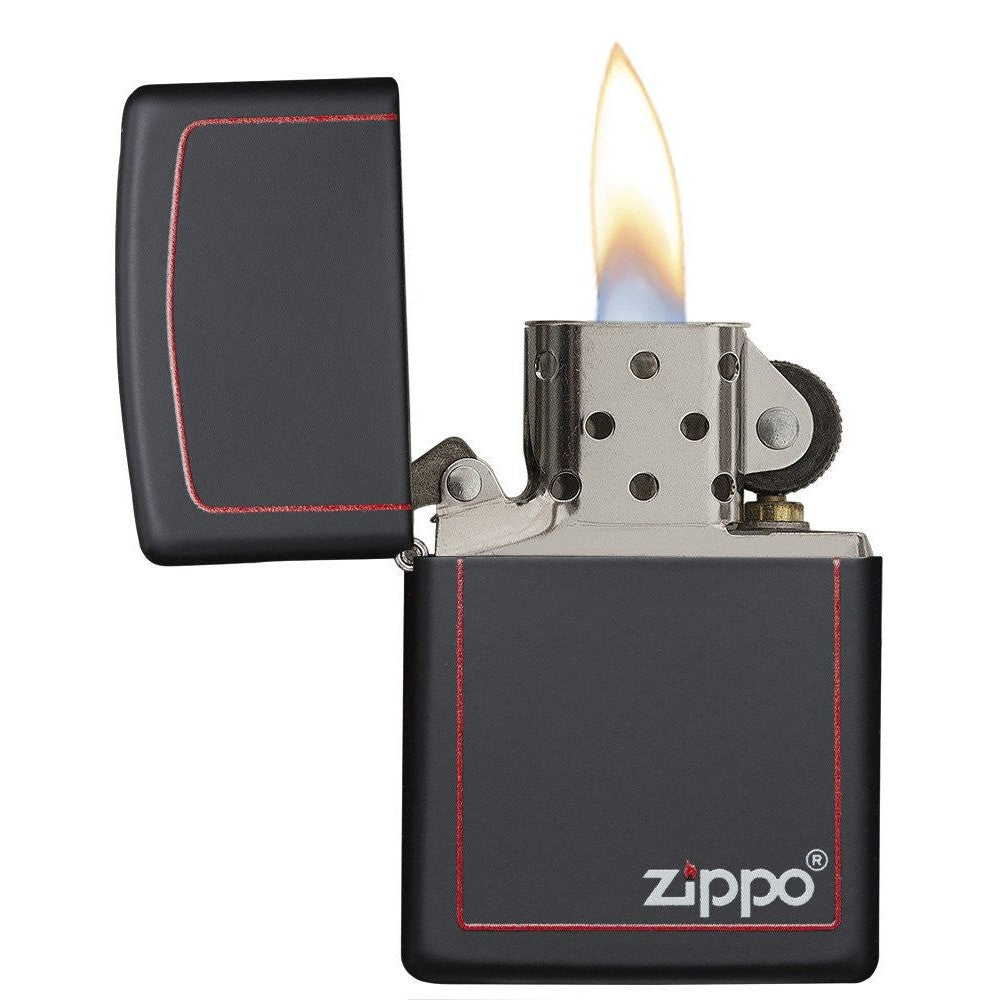 Classic Black and Red Zippo - 218ZB