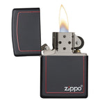 Classic Black and Red Zippo - 218ZB