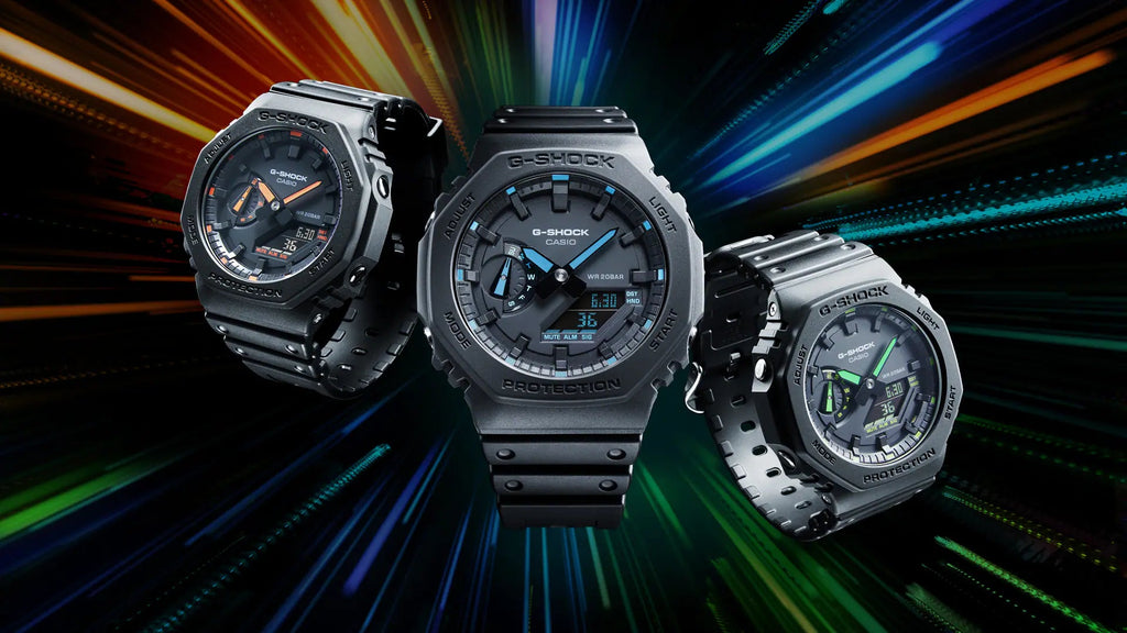 G-SHOCK GA-2100-1A2DR Octagonal Bezel
