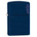 Classic Navy Matte Zippo Logo - 239ZL