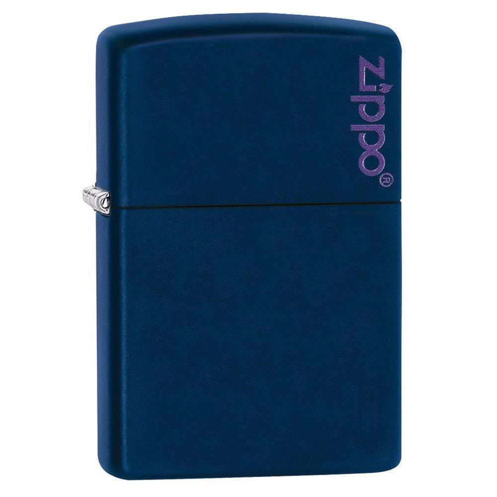Classic Navy Matte Zippo Logo - 239ZL