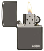 Classic Black Ice Zippo Logo - 150ZL
