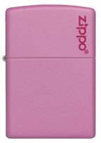 Classic Pink Matte Zippo Logo - 238ZL
