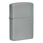 Classic Flat Grey Zippo Logo - 49452ZL