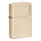 Classic Flat Sand Zippo Logo - 49453ZL