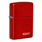 Classic Metallic Red Zippo Logo - 49475ZL