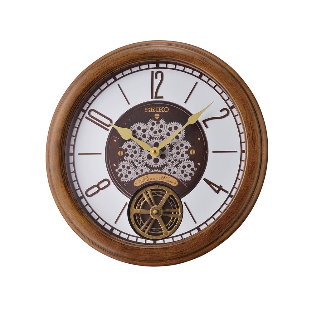 SEIKO Wall Clock Wooden Case | QXM611B
