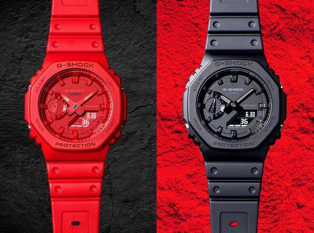 G-SHOCK GA-2100-4ADR Octagonal Bezel