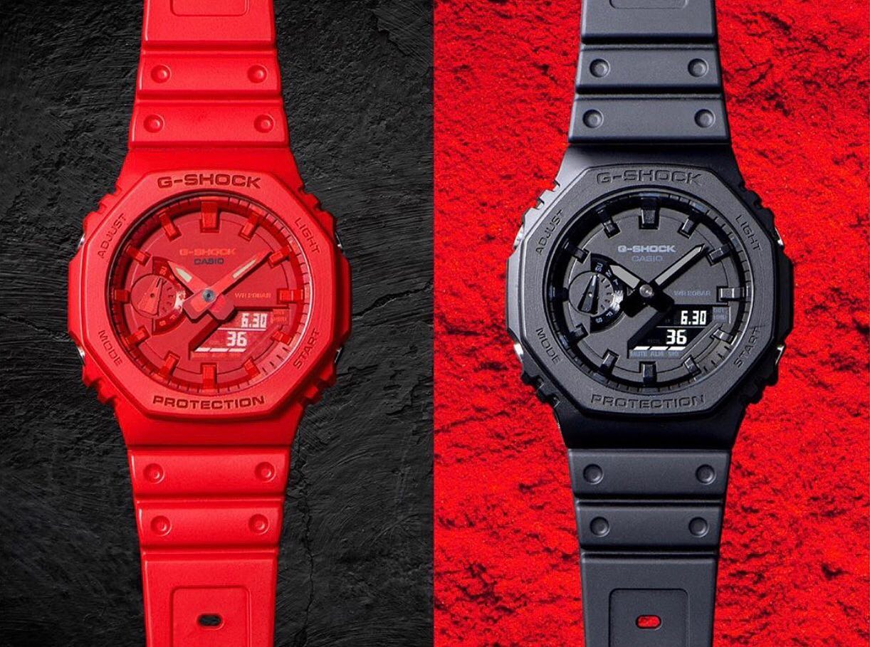 G-SHOCK GA-2100-4ADR Octagonal Bezel