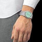 TISSOT Men's PRX Light Green Dial Watch | T137.410.11.091.01