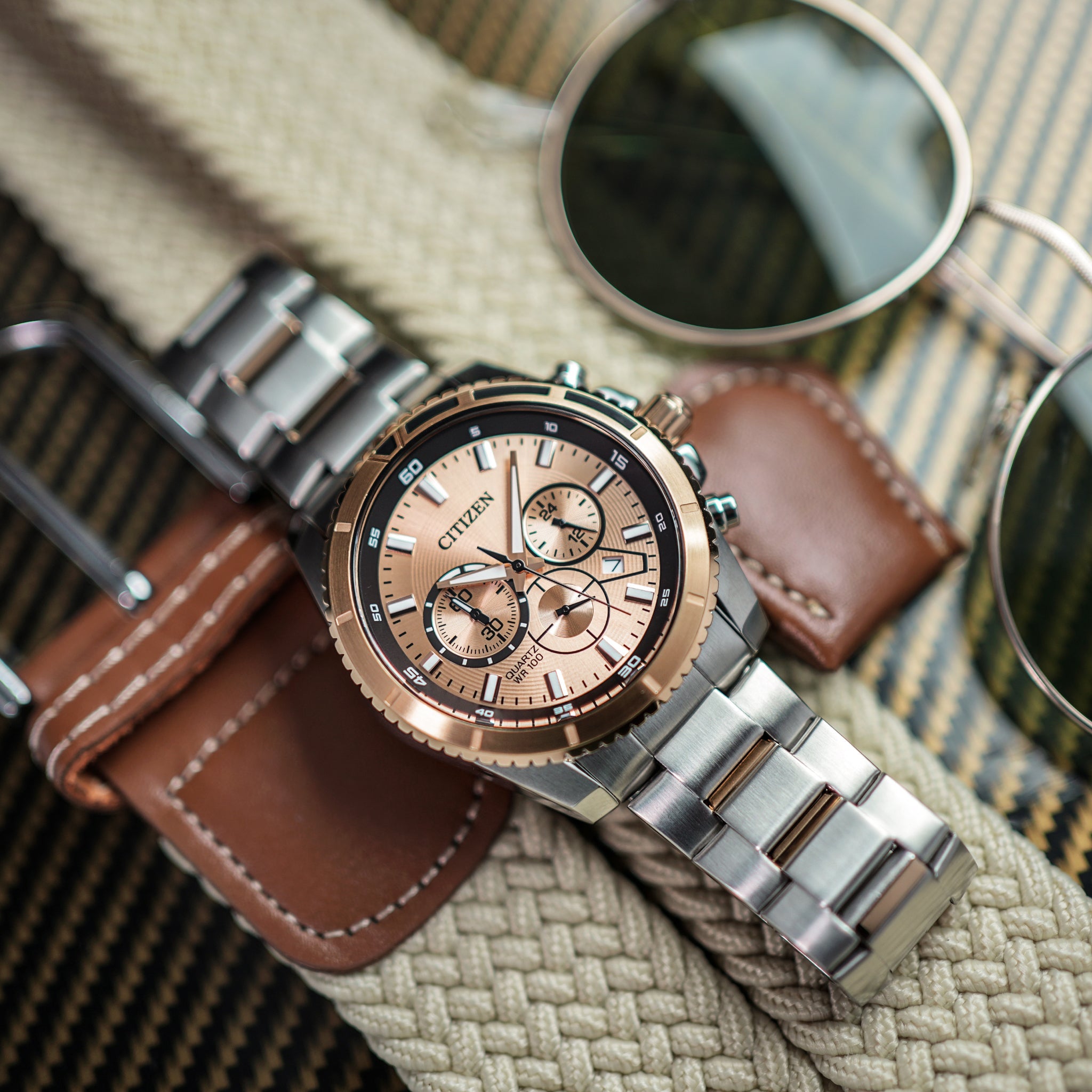 CITIZEN AN8204-59X Quartz Chronograph