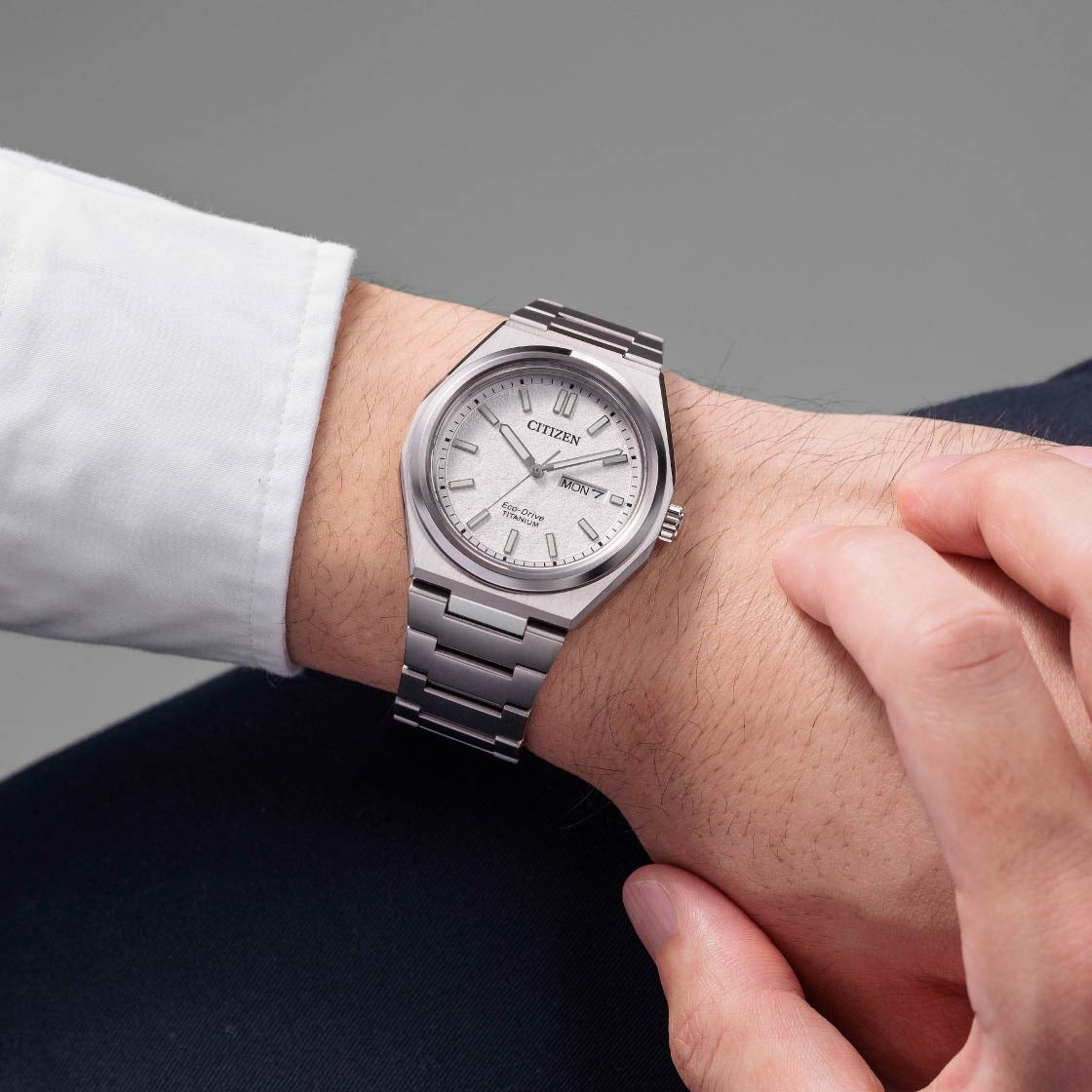 CITIZEN AW0130-85A Zenshin Eco-Drive Super Titanium