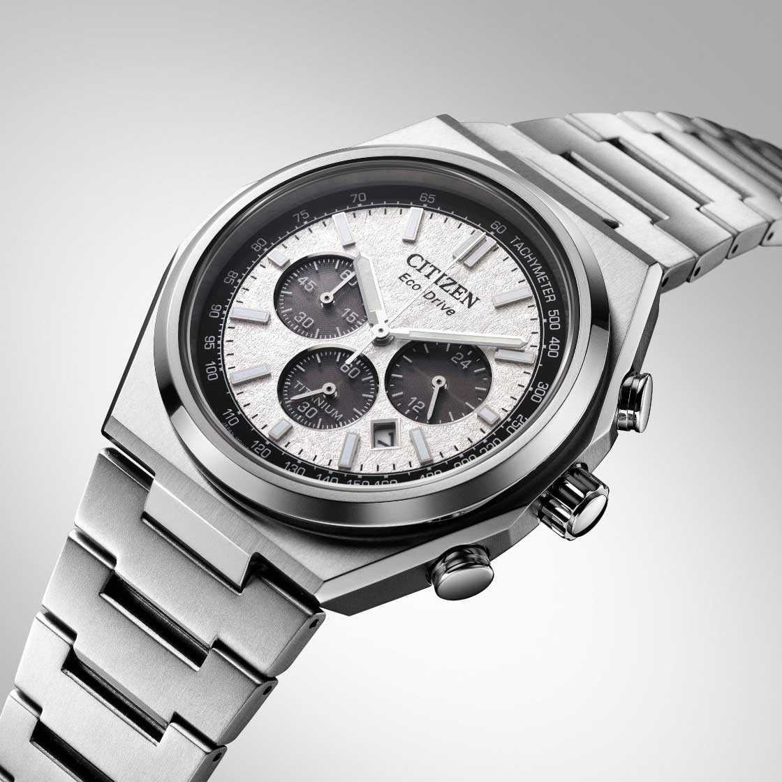 CITIZEN CA4610-85A Zenshin Eco-Drive Chrono Super Titanium
