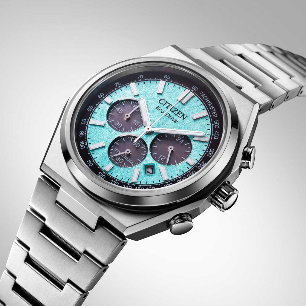 CITIZEN CA4610-85M Zenshin Eco-Drive Chrono Super Titanium