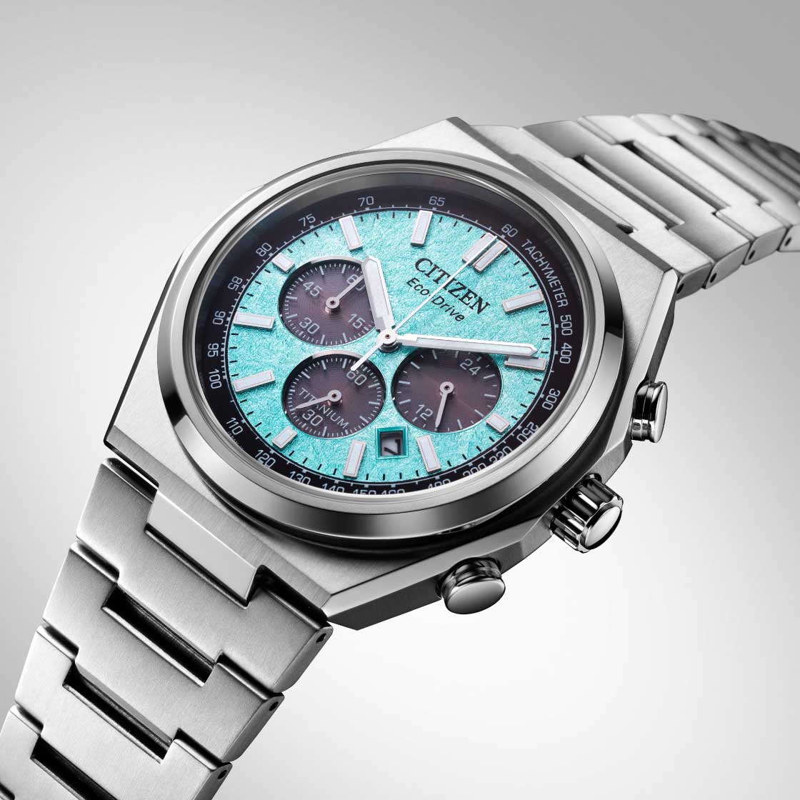 CITIZEN CA4610-85M Zenshin Eco-Drive Chrono Super Titanium
