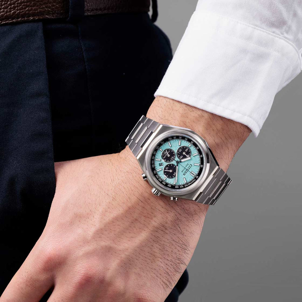 CITIZEN CA4610-85M Zenshin Eco-Drive Chrono Super Titanium