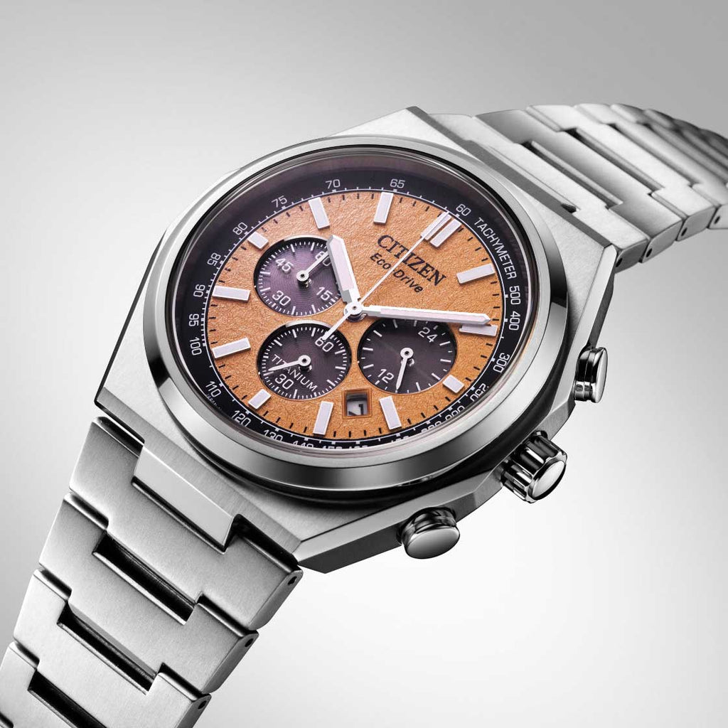 CITIZEN CA4610-85Z Zenshin Eco-Drive Chrono Super Titanium