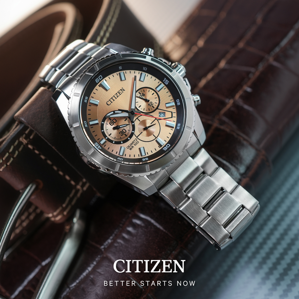 CITIZEN AN8200-50X Quartz Chronograph