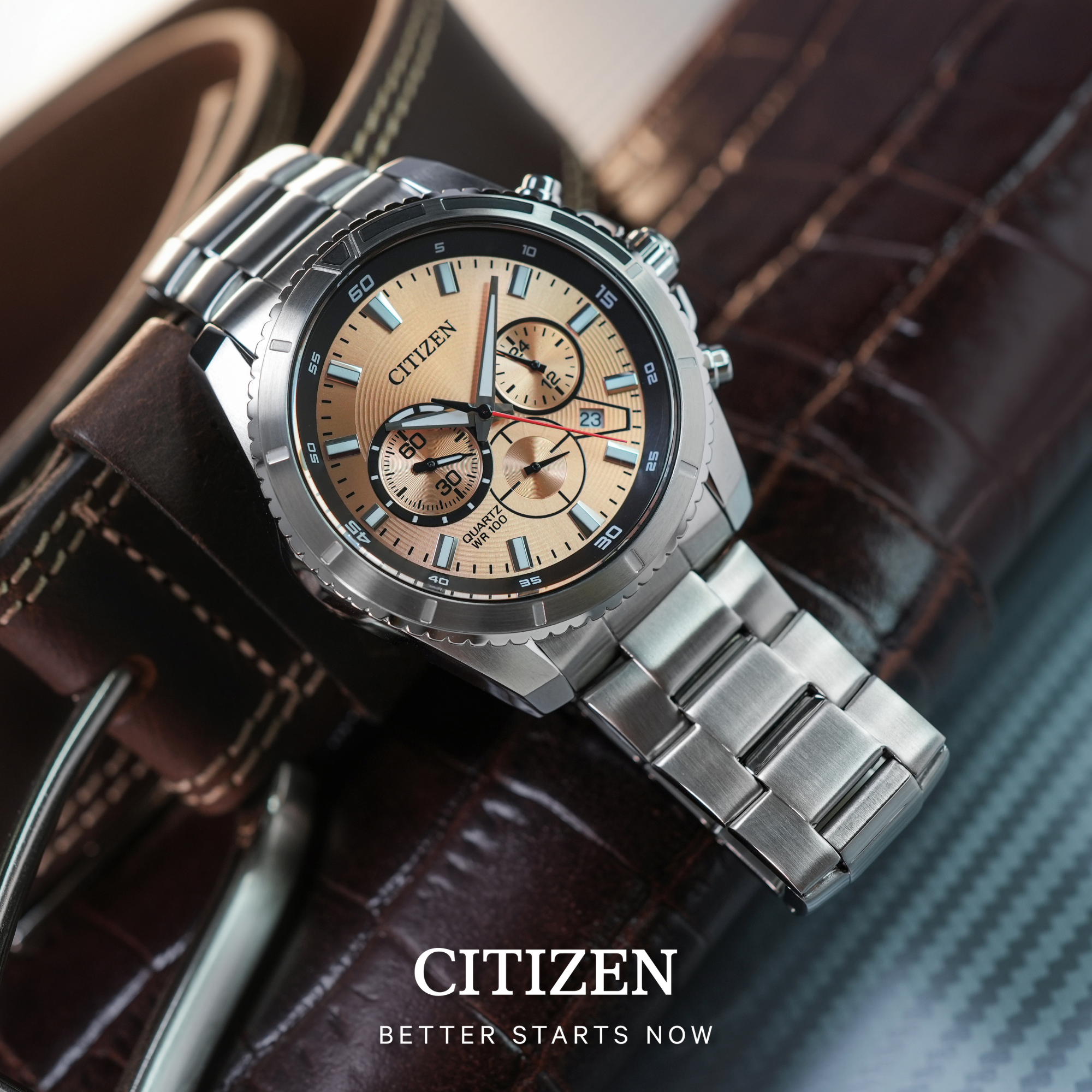 CITIZEN AN8200-50X Quartz Chronograph