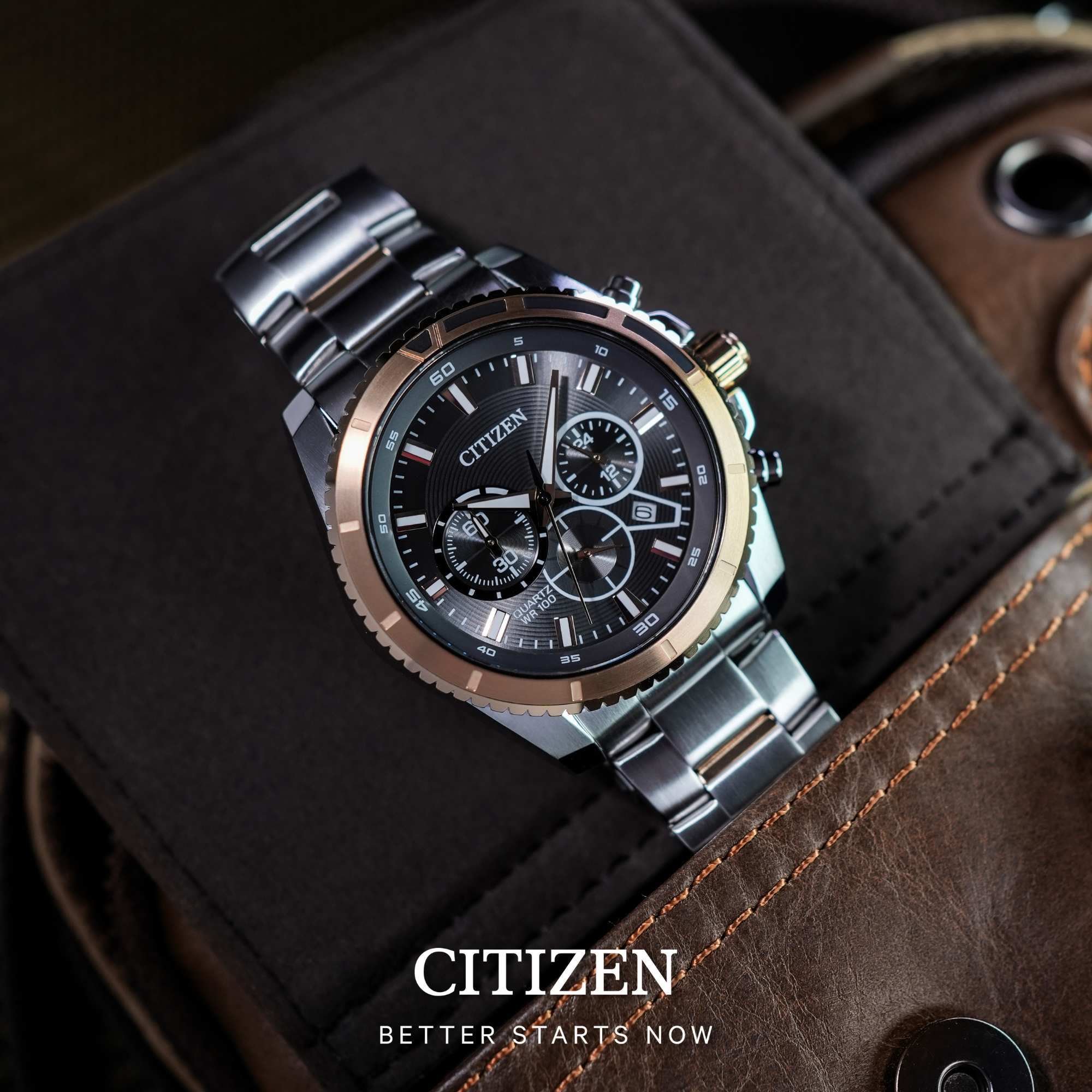CITIZEN AN8204-59H Quartz Chronograph
