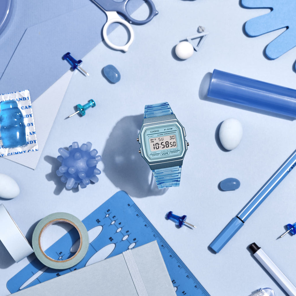 CASIO F-91WS-2DF Vintage Women Watch