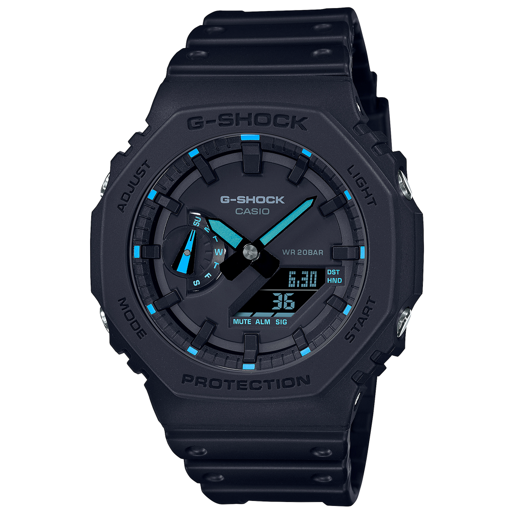 G-SHOCK GA-2100-1A2DR Octagonal Bezel