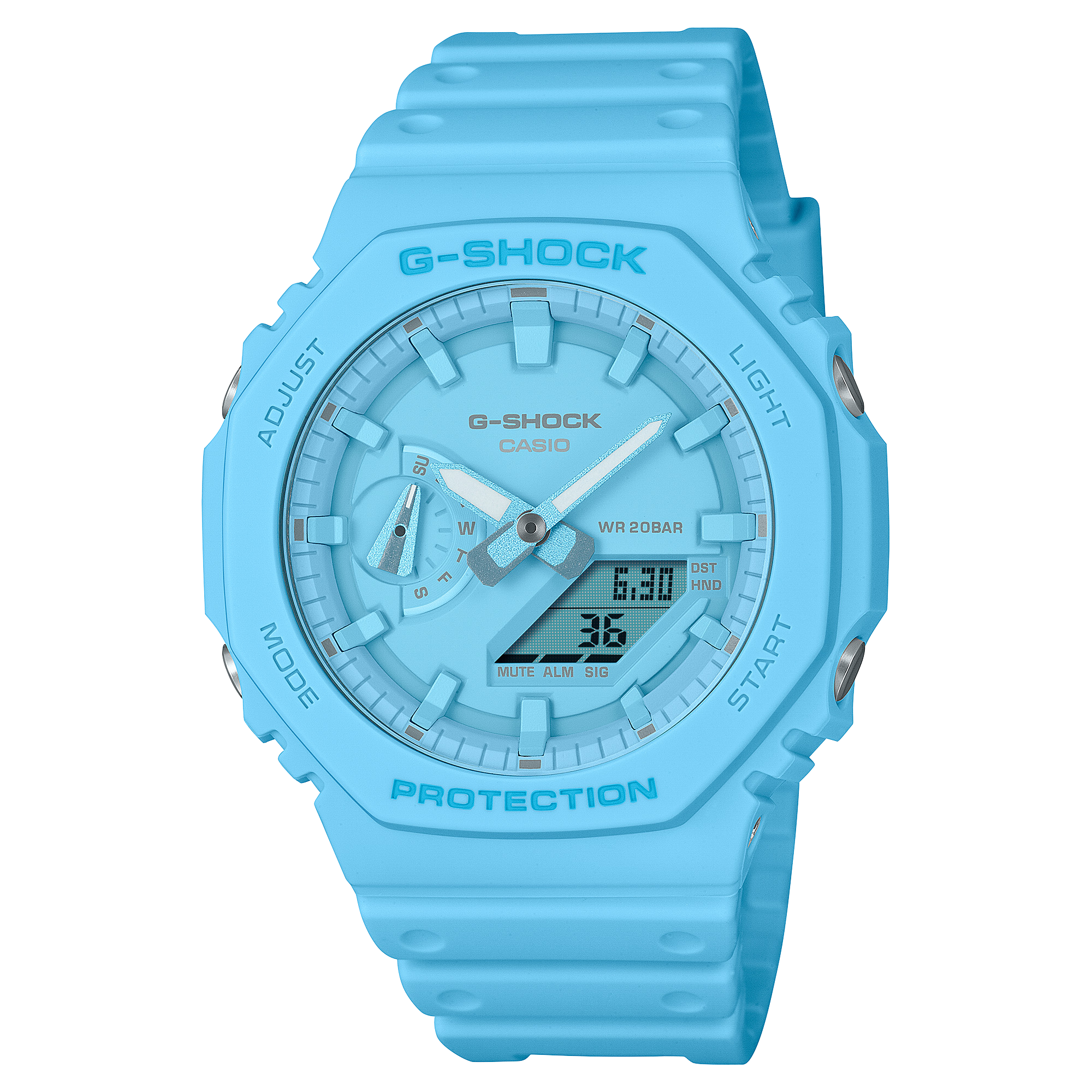 G-SHOCK GA-2100-2A2DR Octagonal Bezel