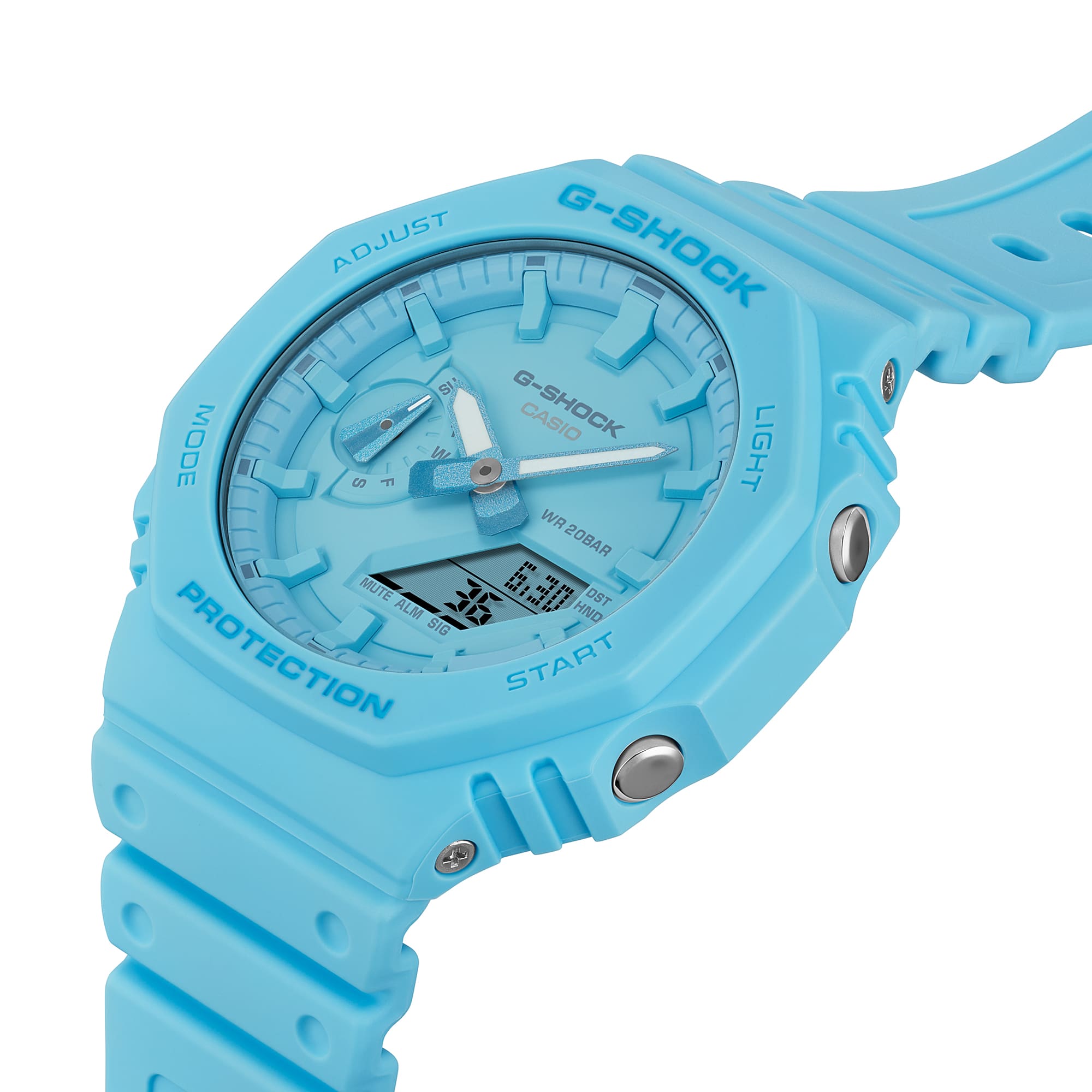 G-SHOCK GA-2100-2A2DR Octagonal Bezel