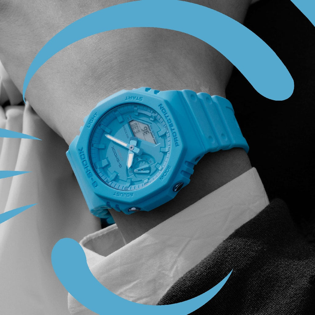 G-SHOCK GA-2100-2A2DR Octagonal Bezel
