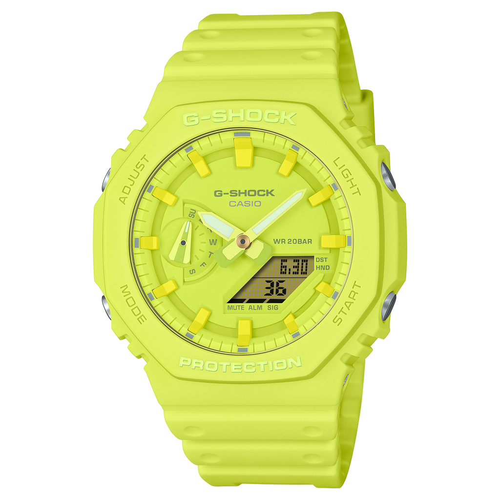 G-SHOCK GA-2100-9A9DR Octagonal Bezel