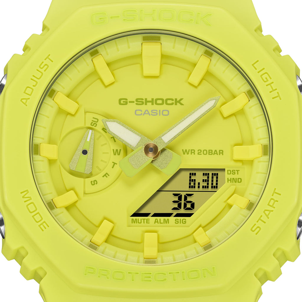 G-SHOCK GA-2100-9A9DR Octagonal Bezel