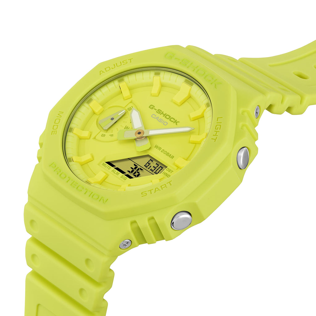 G-SHOCK GA-2100-9A9DR Octagonal Bezel