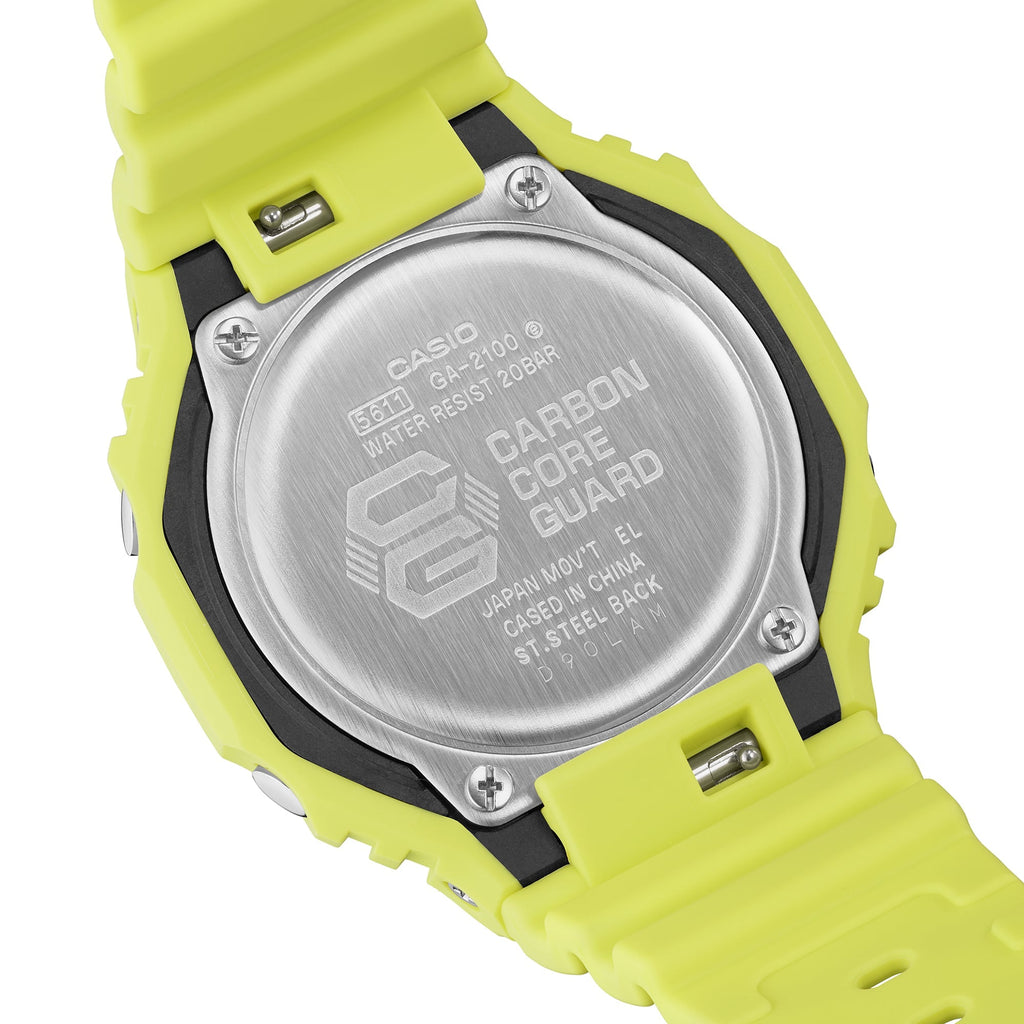 G-SHOCK GA-2100-9A9DR Octagonal Bezel