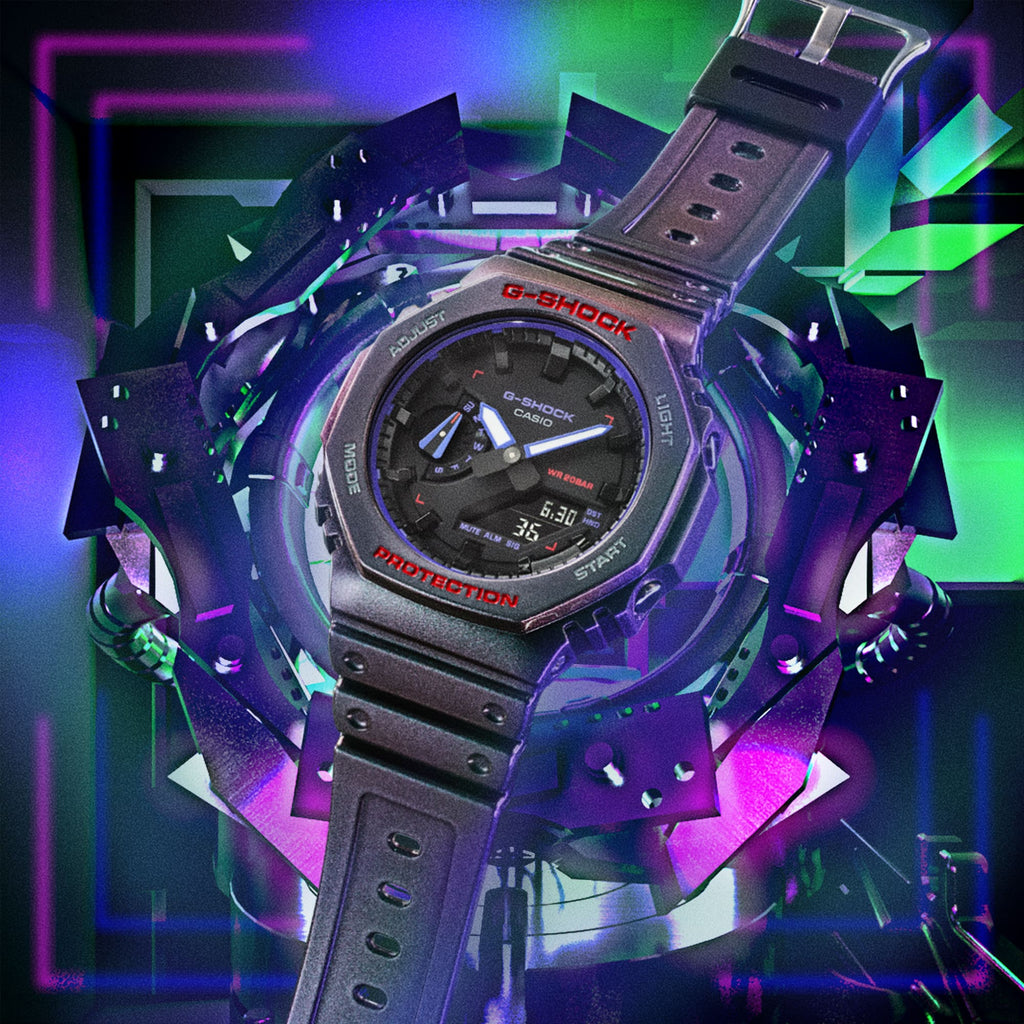 G-SHOCK GA-2100AH-6ADR Octagonal Bezel