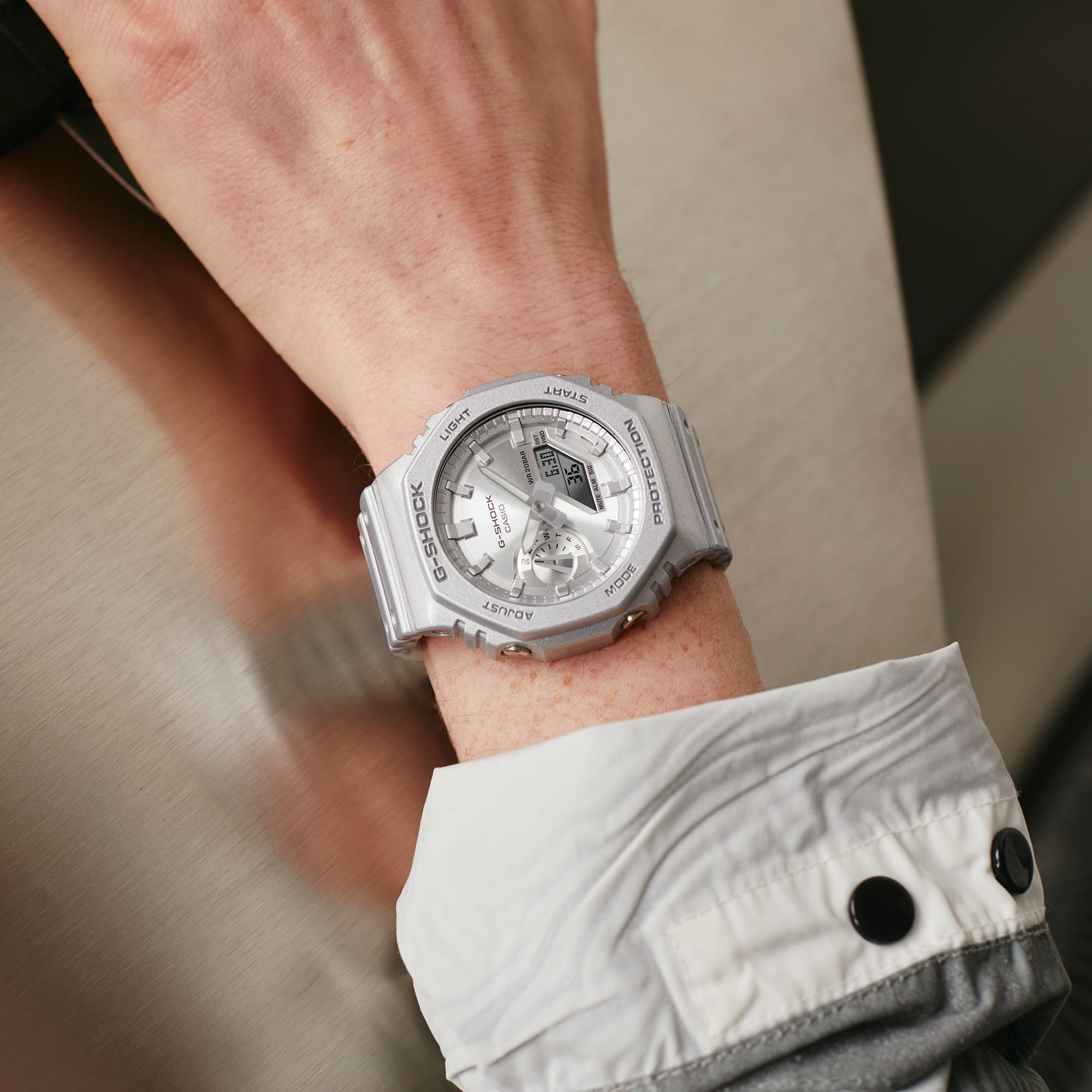 G-SHOCK GA-2100FF-8ADR Octagonal Bezel