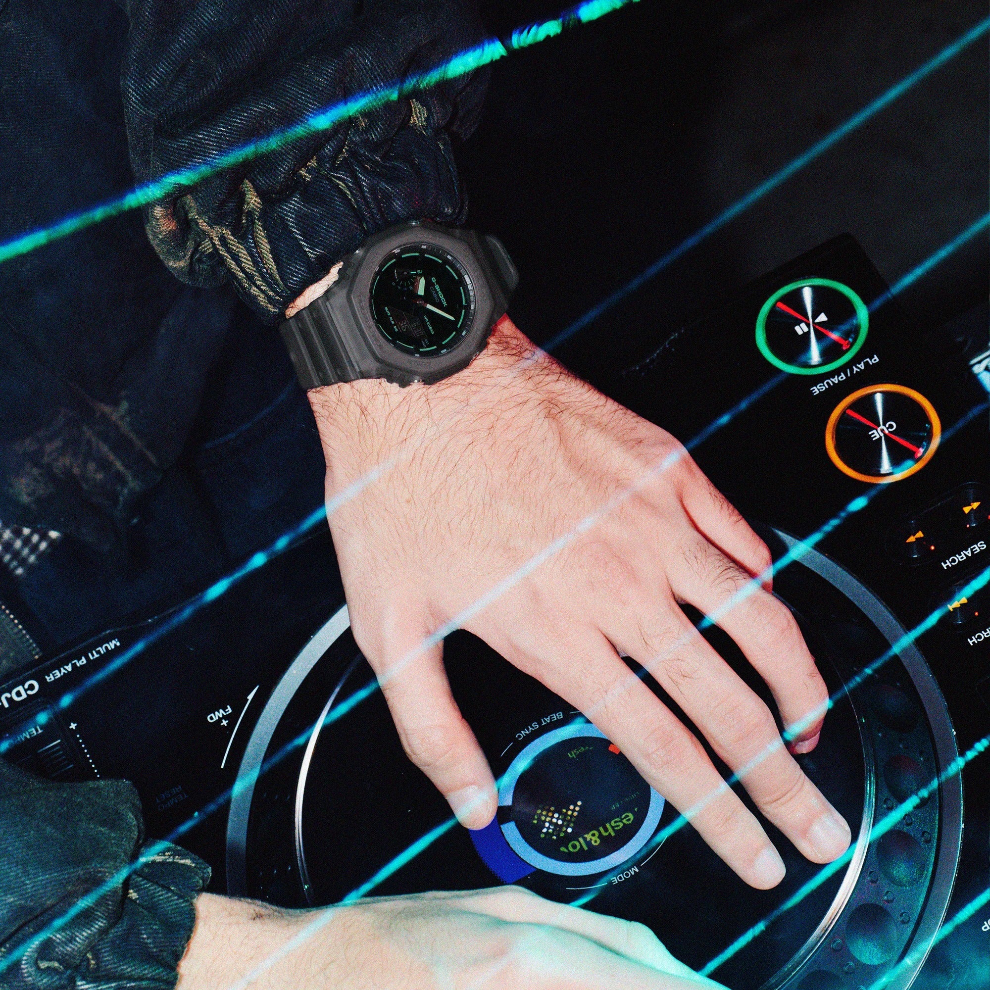 G-SHOCK GA-2100K-1ADR Octagonal Bezel