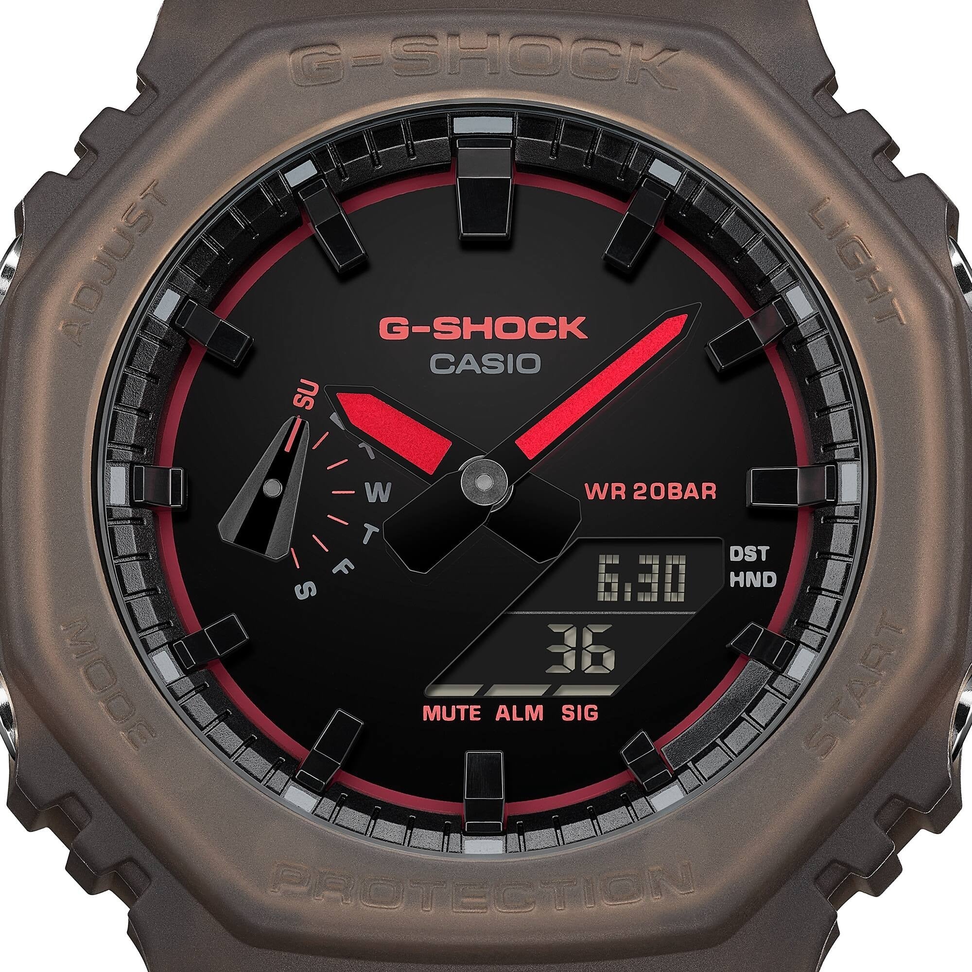 G-SHOCK GA-2100K-5ADR Octagonal Bezel