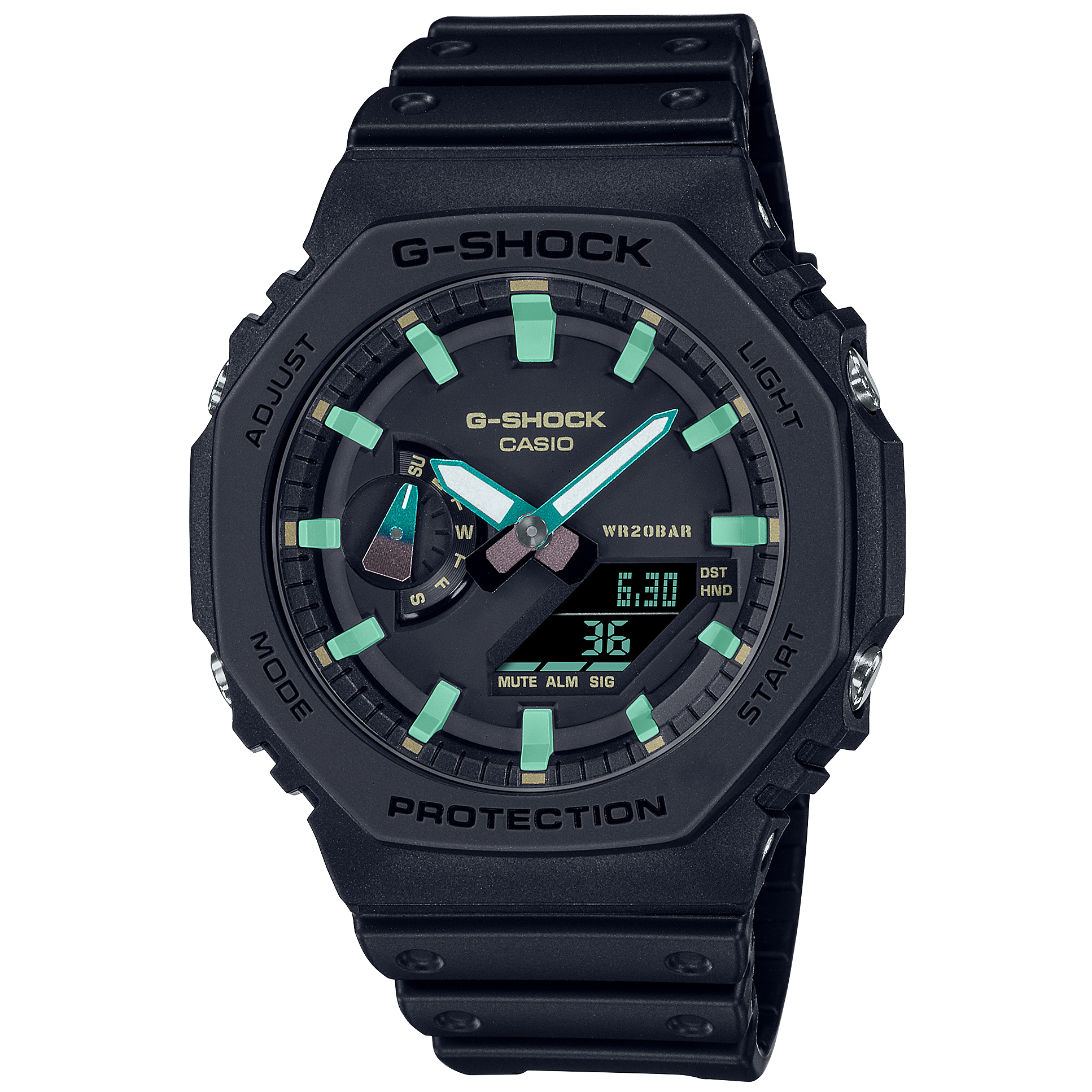 G-SHOCK GA-2100RC-1ADR Octagonal Bezel