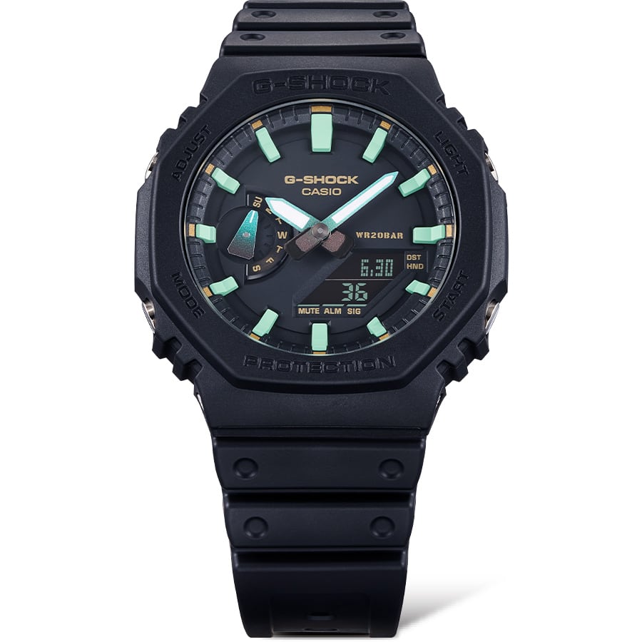 G-SHOCK GA-2100RC-1ADR Octagonal Bezel