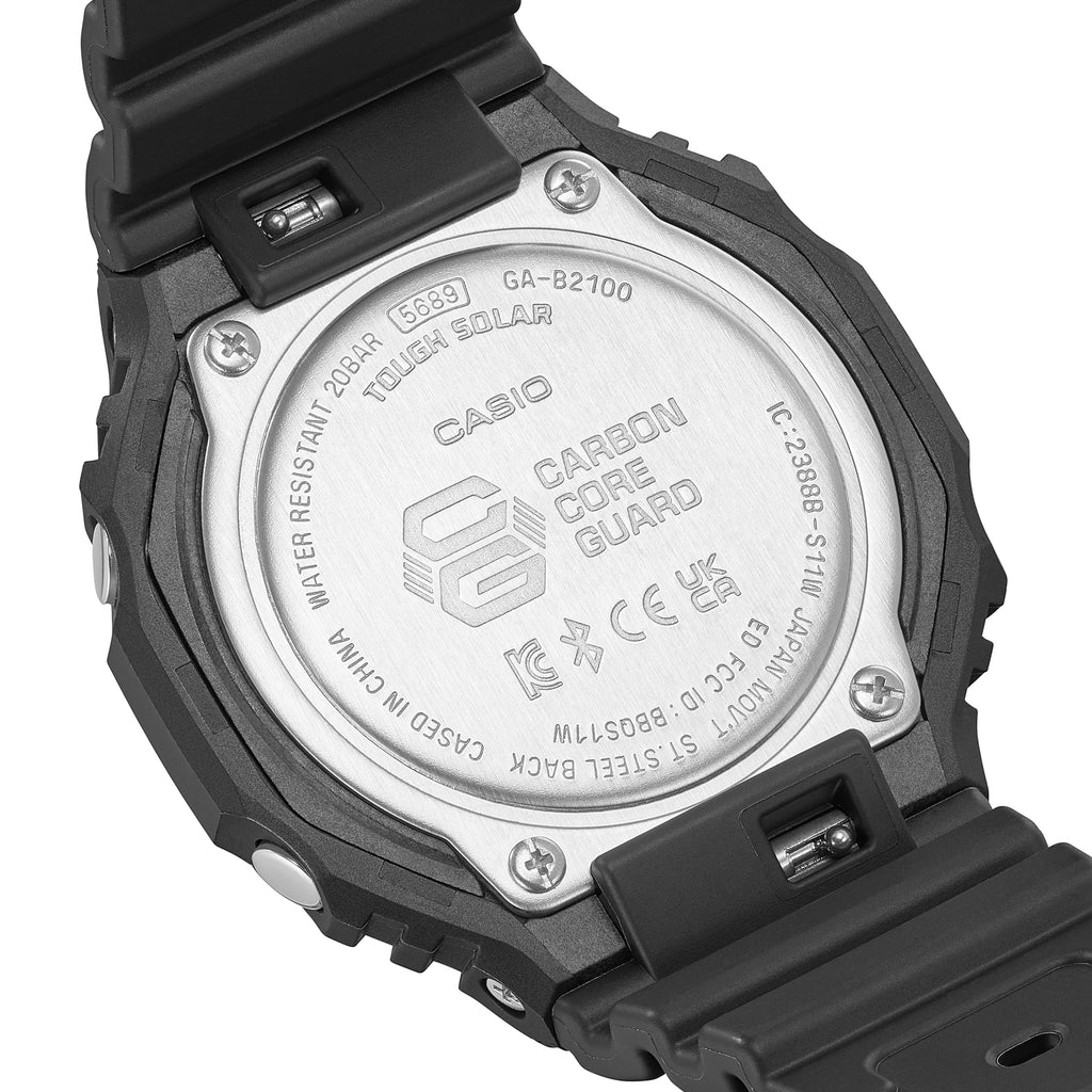 G-SHOCK GA-B2100-1ADR Octagonal Bezel Bluetooth