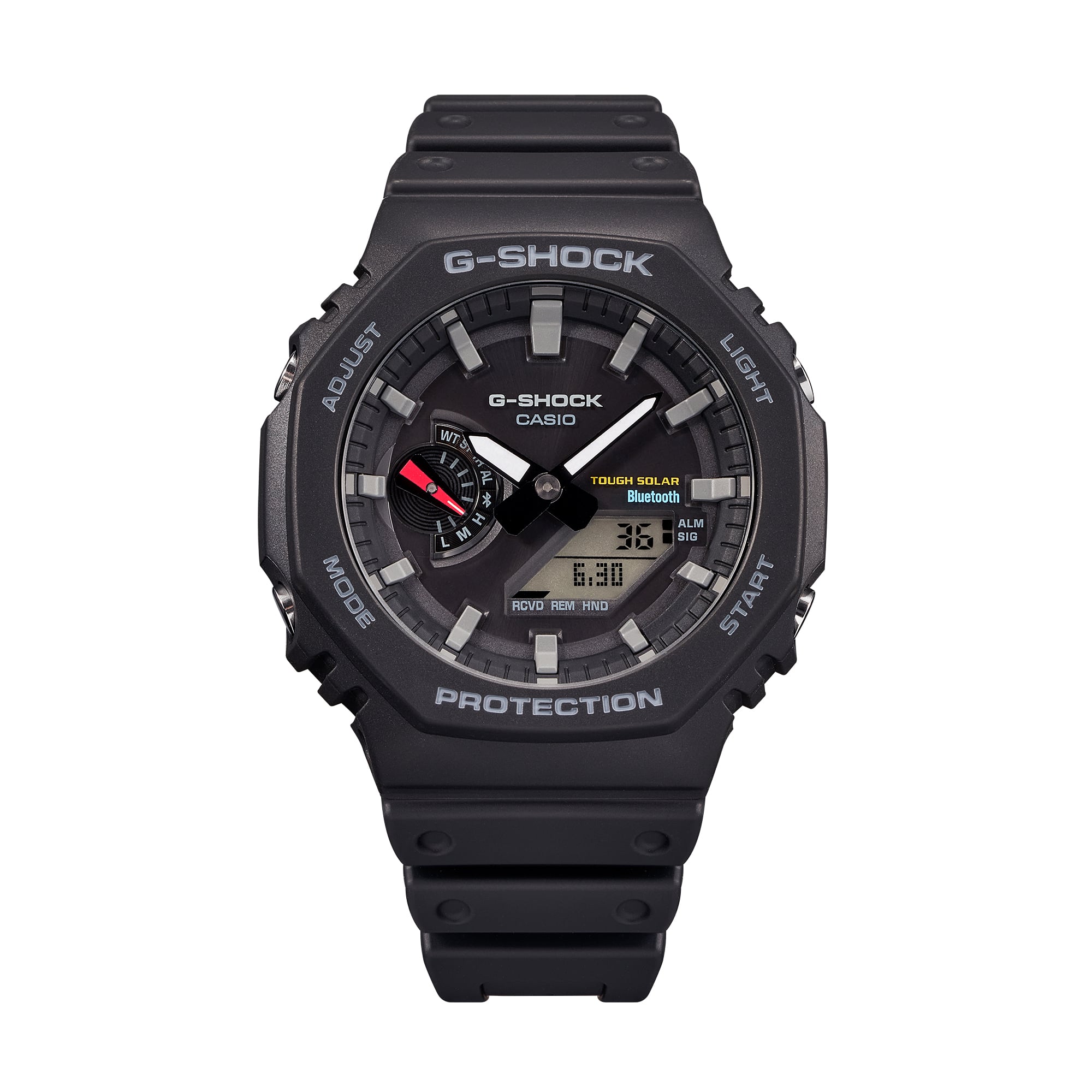 G-SHOCK GA-B2100-1ADR Octagonal Bezel Bluetooth