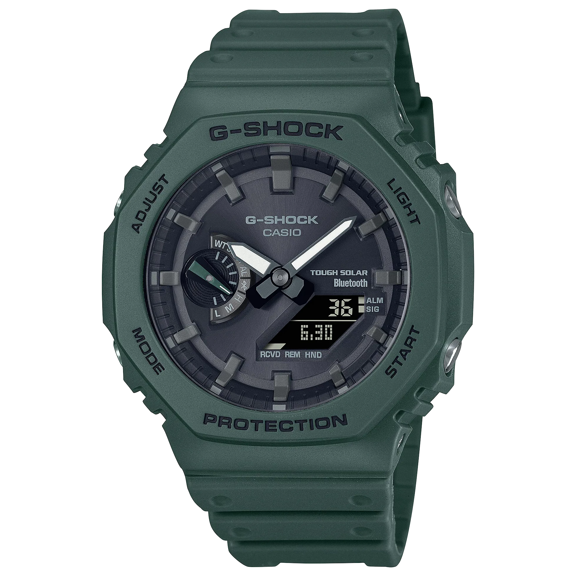 G-SHOCK GA-B2100-3ADR Octagonal Bezel Bluetooth