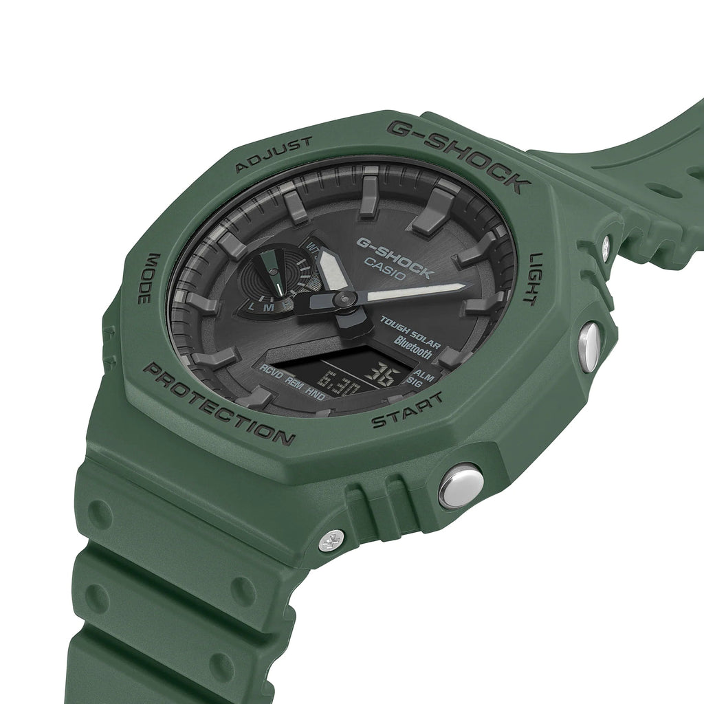 G-SHOCK GA-B2100-3ADR Octagonal Bezel Bluetooth