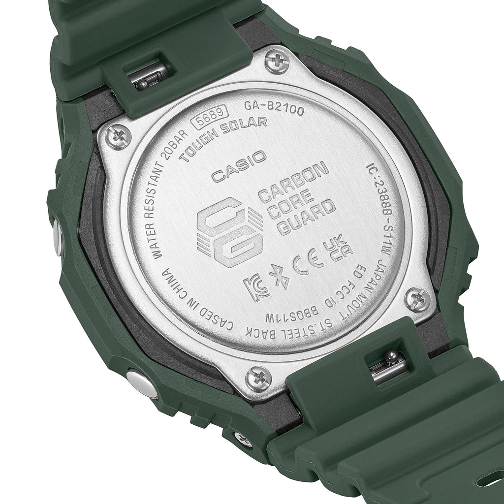G-SHOCK GA-B2100-3ADR Octagonal Bezel Bluetooth