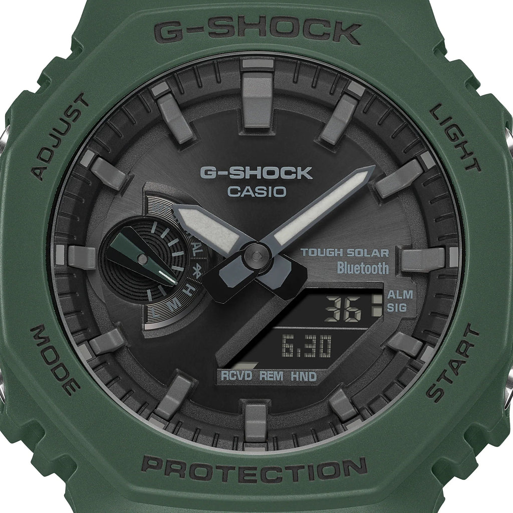 G-SHOCK GA-B2100-3ADR Octagonal Bezel Bluetooth