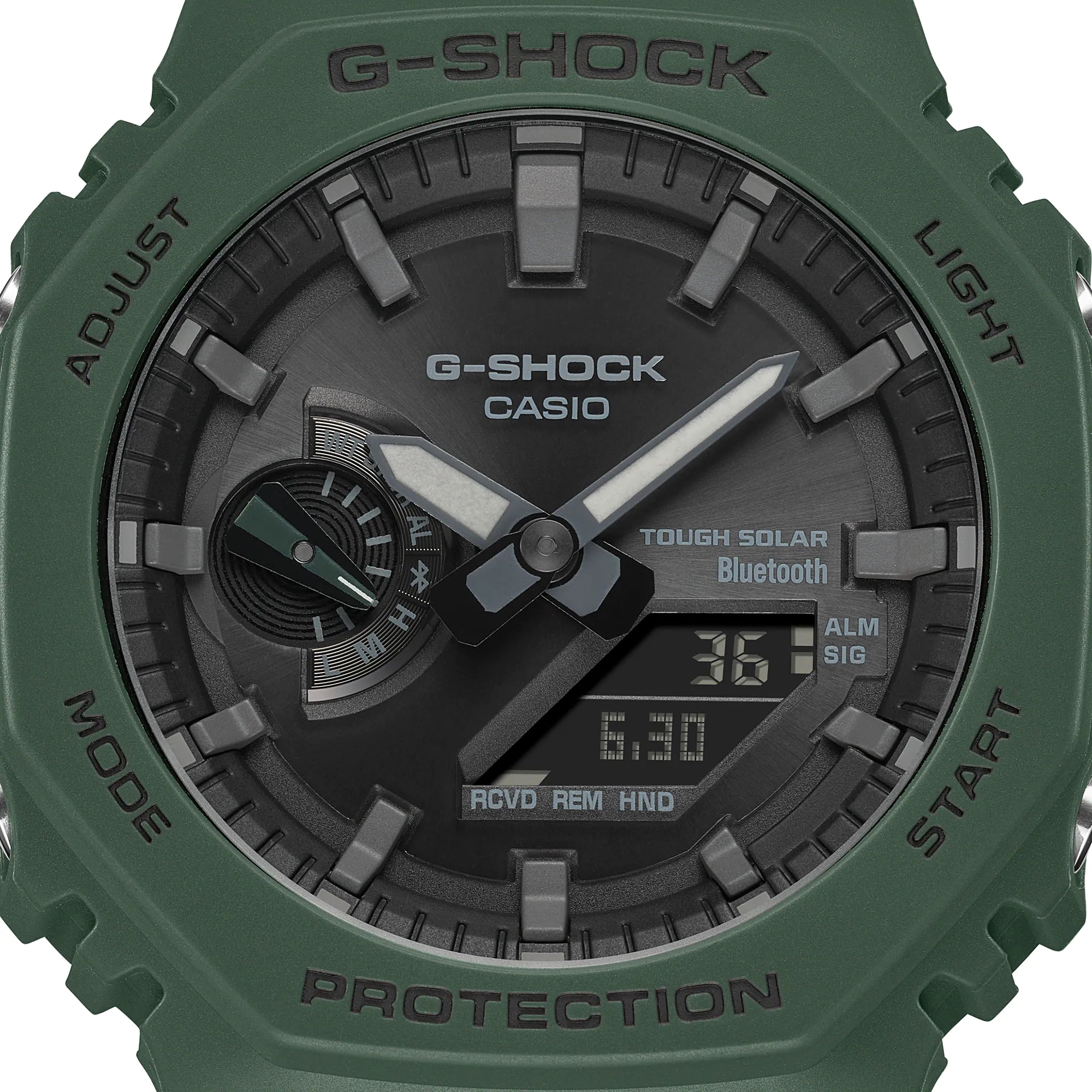 G-SHOCK GA-B2100-3ADR Octagonal Bezel Bluetooth
