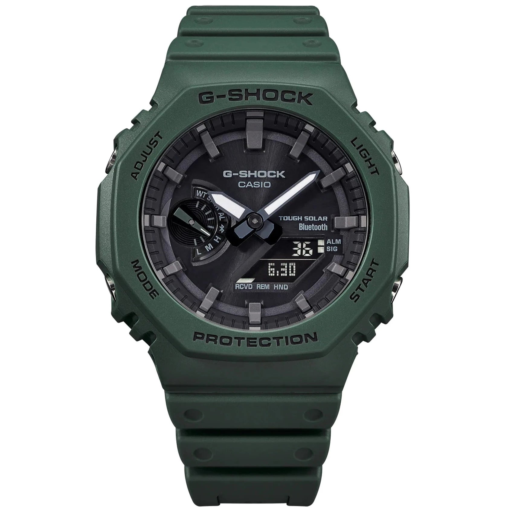 G-SHOCK GA-B2100-3ADR Octagonal Bezel Bluetooth